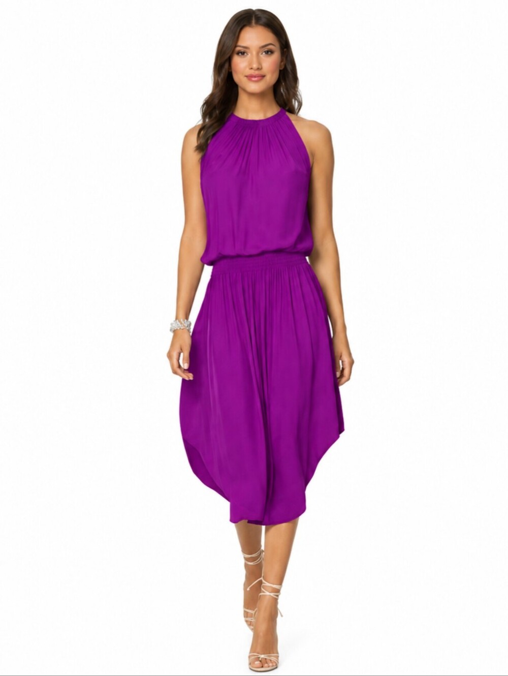 NWT Ramy Brook Audrey Sleeveless Midi Dress